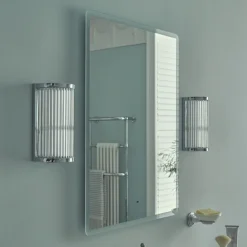 Heritage Stanmer 600 X 800mm Illuminated Rectangle Mirror With Demister Pad -Duravit Bathroom Shop mstnf6080 d1