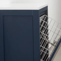 Montrose Indigo Blue Laundry Unit With Matt Black Handle 9 Montrose Indigo Blue Laundry Unit With Matt Black Handle -Duravit Bathroom Shop mtlamicp d1 1