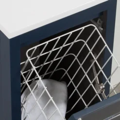 Montrose Indigo Blue Laundry Unit With Matt Black Handle 8 Montrose Indigo Blue Laundry Unit With Matt Black Handle -Duravit Bathroom Shop mtlamicp d2 1