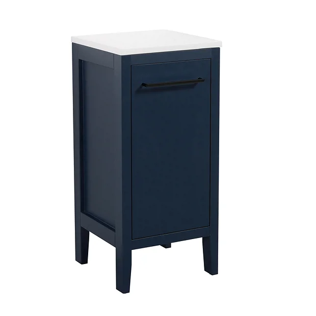 Montrose Indigo Blue Laundry Unit With Matt Black Handle 4 Montrose Indigo Blue Laundry Unit With Matt Black Handle - Image 2