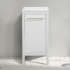 Montrose White Laundry Unit With Brushed Brass Handle -Duravit Bathroom Shop mtlamwbb d3