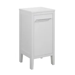 Montrose White Laundry Unit With Chrome Handle -Duravit Bathroom Shop mtlamwcp l
