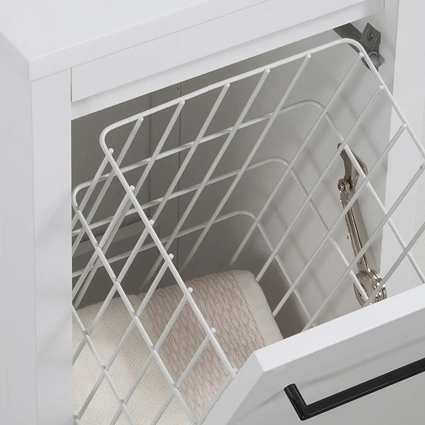 Montrose White Laundry Unit With Matt Black Handle 5 Montrose White Laundry Unit With Matt Black Handle - Image 3