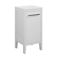 Montrose White Laundry Unit With Matt Black Handle 7 Montrose White Laundry Unit With Matt Black Handle -Duravit Bathroom Shop mtlamwmb l