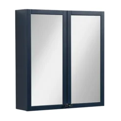 Montrose 600mm Indigo Blue Mirrored Cabinet With Chrome Handles 5 Montrose 600mm Indigo Blue Mirrored Cabinet With Chrome Handles -Duravit Bathroom Shop mtmrmicp l2