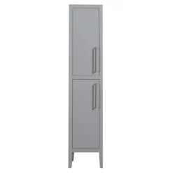 Montrose Dove Grey Tall Storage Unit With Chrome Handles 7 Montrose Dove Grey Tall Storage Unit With Chrome Handles -Duravit Bathroom Shop mtumgcp d1