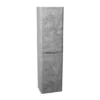 Monza Concrete Effect Tall Wall Hung Storage Unit - 1500mm High -Duravit Bathroom Shop mz35tucn l