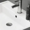 Monza Chestnut 500mm Wide Floor Standing Vanity Unit -Duravit Bathroom Shop mz5cnwh1 d2