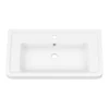 Monza Gloss White 750mm Wide Floor Standing Vanity Unit -Duravit Bathroom Shop mz75gwfs1 d1