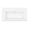 Monza Matt Grey 750mm Wide Wall Mounted Vanity Unit -Duravit Bathroom Shop mz75mgwh1 d1