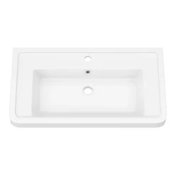 Monza Matt Grey 750mm Wide Wall Mounted Vanity Unit