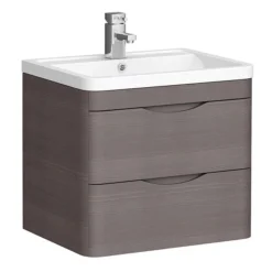 Monza Stone Grey Wall Hung Sink Vanity Unit + Toilet Package -Duravit Bathroom Shop mzsgwhvtp d1