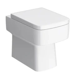 Monza Gloss White Floor Standing Sink Vanity Unit + Square Toilet Package -Duravit Bathroom Shop mzwhtfsvtp d4