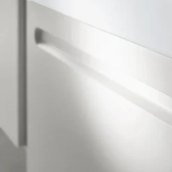 Duravit No.1 800mm White Matt 1-Drawer Wall Mounted Vanity Unit With Basin (Trap Cut-Out) 12 Duravit No.1 800mm White Matt 1-Drawer Wall Mounted Vanity Unit With Basin (Trap Cut-Out) -Duravit Bathroom Shop n550whi d2 2