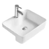 Hudson Reed 480mm Rectangular Semi-Recessed Basin 2 Hudson Reed 480mm Rectangular Semi-Recessed Basin -Duravit Bathroom Shop nbv174 l