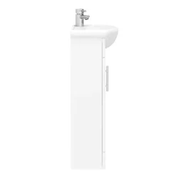 Sienna 420mm Vanity Unit (High Gloss White - Depth 200mm)