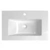 Nova 500mm Wall Hung Vanity Sink With Cabinet - Modern High Gloss White