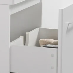 Odyssey White Wall Hung Vanity Unit - 600mm Wide With Chrome Handle -Duravit Bathroom Shop ody6vmwcp d1