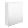 Hudson Reed 600mm White Gloss 50/50 Mirror Unit