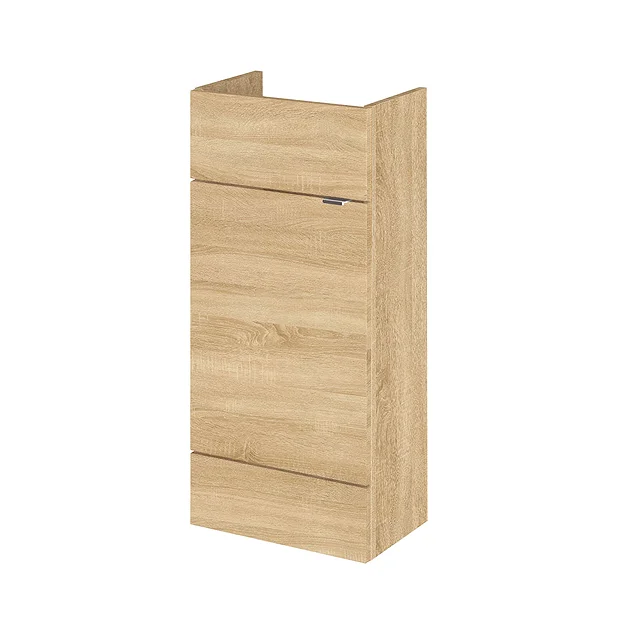 Hudson Reed 400x255mm Natural Oak Compact Vanity Unit 4 Hudson Reed 400x255mm Natural Oak Compact Vanity Unit - Image 2