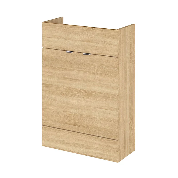 Hudson Reed 600x255mm Natural Oak Compact Vanity Unit 4 Hudson Reed 600x255mm Natural Oak Compact Vanity Unit - Image 2