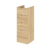 Hudson Reed 300x355mm Natural Oak Full Depth 4 Drawer Unit -Duravit Bathroom Shop off332 l