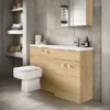 Hudson Reed 400x255mm Natural Oak Compact Base Unit -Duravit Bathroom Shop off383 d2
