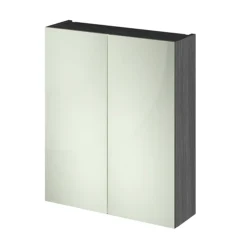 Hudson Reed 600mm Grey Avola 50/50 Mirror Unit