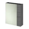 Hudson Reed 600mm Grey Avola 75/25 Mirror Unit -Duravit Bathroom Shop off518n