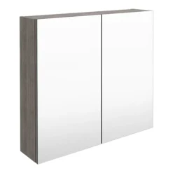 Brooklyn 800mm Grey Avola Bathroom Mirror Cabinet - 2 Door 7 Brooklyn 800mm Grey Avola Bathroom Mirror Cabinet - 2 Door -Duravit Bathroom Shop off519 lrg1