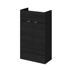 Hudson Reed 500x255mm Hacienda Black Compact Vanity Unit -Duravit Bathroom Shop off605n