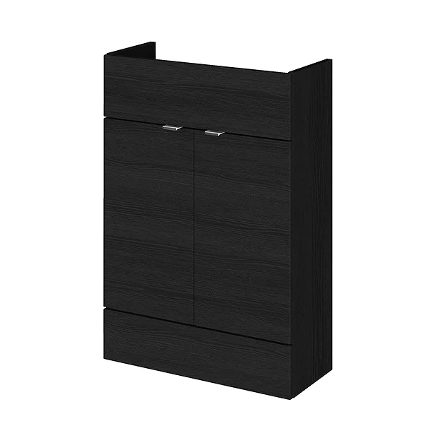 Hudson Reed 600x255mm Hacienda Black Compact Vanity Unit 4 Hudson Reed 600x255mm Hacienda Black Compact Vanity Unit - Image 2