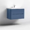 Nuie Elbe Satin Blue 800mm Wall Hung 2-Drawer Vanity Unit 1 Nuie Elbe Satin Blue 800mm Wall Hung 2-Drawer Vanity Unit -Duravit Bathroom Shop par304a d1