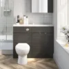 Hudson Reed 1200 X 255mm Slimline Polymarble Basin 1TH 1 Hudson Reed 1200 X 255mm Slimline Polymarble Basin 1TH -Duravit Bathroom Shop pmb404 d2