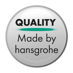 Hansgrohe AddStoris Matt Black Shaving Mirror With 3x Magnification -Duravit Bathroom Shop quality hansgrohe l