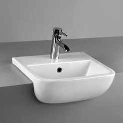 RAK Series 600 42cm Semi Recessed Basin -Duravit Bathroom Shop rakseries60042cmsemirecessedbasins60042sr1l