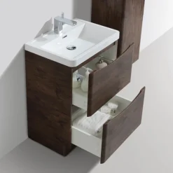 Monza Chestnut 600mm Wide Floor Standing Vanity Unit -Duravit Bathroom Shop rc600fs d5