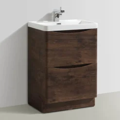 Monza Chestnut 600mm Wide Floor Standing Vanity Unit -Duravit Bathroom Shop rc600fs d6
