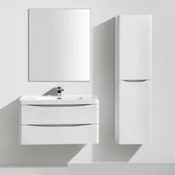 Monza White Ash 900mm Wide Wall Mounted Vanity Unit 11 Monza White Ash 900mm Wide Wall Mounted Vanity Unit -Duravit Bathroom Shop rondawhiteash900mmwidewallmountedvanityunitd3
