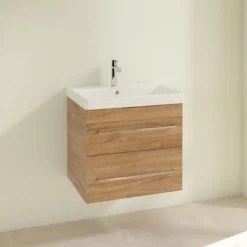 Villeroy & Boch Villeroy And Boch Avento Oak Kansas 600mm Wall Hung 2-Drawer Vanity Unit 10 Villeroy & Boch Villeroy And Boch Avento Oak Kansas 600mm Wall Hung 2-Drawer Vanity Unit -Duravit Bathroom Shop save09rh01 d1