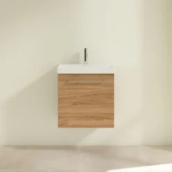 Villeroy & Boch Villeroy And Boch Avento Oak Kansas 550mm Wall Hung 1-Door Vanity Unit -Duravit Bathroom Shop save11rh01 d2