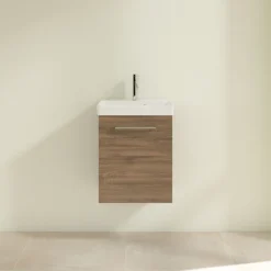 Villeroy & Boch Villeroy And Boch Avento Arizona Oak 450mm Wall Hung 1-Door Vanity Unit 10 Villeroy & Boch Villeroy And Boch Avento Arizona Oak 450mm Wall Hung 1-Door Vanity Unit -Duravit Bathroom Shop save15vh01 d2