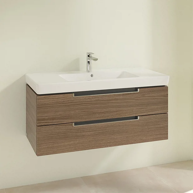 Villeroy & Boch Villeroy And Boch Subway 2.0 Arizona Oak 1000mm Wall Hung 2-Drawer Vanity Unit 5 Villeroy & Boch Villeroy And Boch Subway 2.0 Arizona Oak 1000mm Wall Hung 2-Drawer Vanity Unit - Image 3