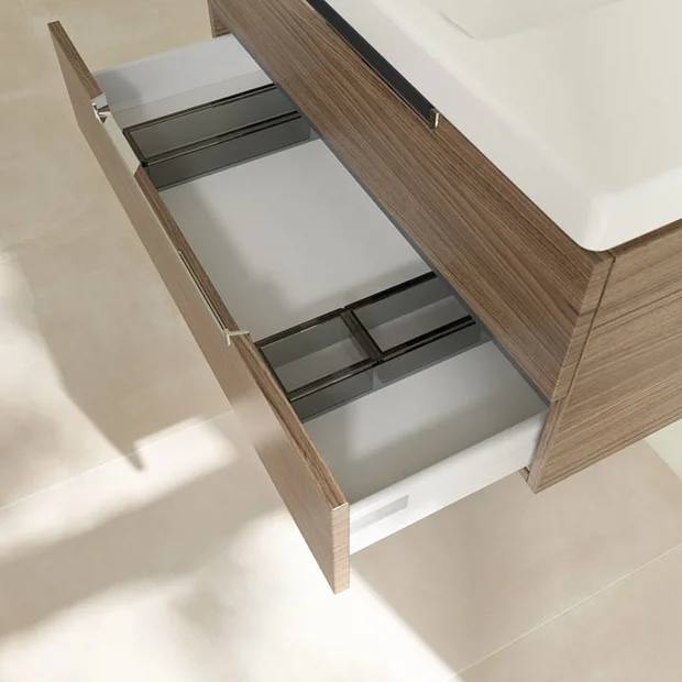 Villeroy & Boch Villeroy And Boch Subway 2.0 Arizona Oak 1000mm Wall Hung 2-Drawer Vanity Unit 3 Villeroy & Boch Villeroy And Boch Subway 2.0 Arizona Oak 1000mm Wall Hung 2-Drawer Vanity Unit