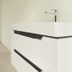 Villeroy & Boch Villeroy And Boch Subway 2.0 Glossy White 800mm Wall Hung 2-Drawer Vanity Unit -Duravit Bathroom Shop sb2gw800 d2