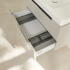 Villeroy & Boch Villeroy And Boch Subway 2.0 Soft Grey 800mm Wall Hung 2-Drawer Vanity Unit