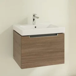 Villeroy & Boch Villeroy And Boch Subway 2.0 Arizona Oak 600mm Wall Hung 1-Drawer Vanity Unit -Duravit Bathroom Shop sbao600 d1