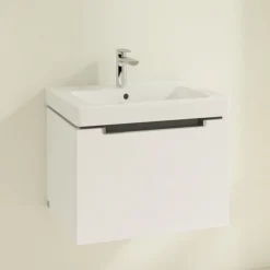 Villeroy & Boch Villeroy And Boch Subway 2.0 Glossy White 600mm Wall Hung 1-Drawer Vanity Unit -Duravit Bathroom Shop sbgw600 d1