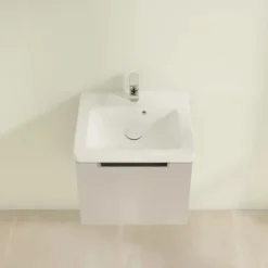 Villeroy & Boch Villeroy And Boch Subway 2.0 Soft Grey 500mm Wall Hung 1-Drawer Vanity Unit -Duravit Bathroom Shop sbsg500 d3