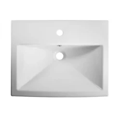 Tavistock Courier 600mm Semi-Countertop Unit & Basin - Gloss White -Duravit Bathroom Shop scsb700s 1